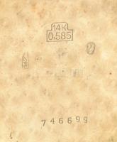 Arany (Au/14k) tokos Marvin, mechanikus, karóra, szíj nélkül, másodperc mutatós, stopper funkciós, n...