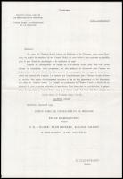 1955 Stockholm, a Karolinska Institutet (Karolinska Intézet, régebben Svéd Királyi Orvostudományi Eg...