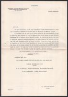 1955 Stockholm, a Karolinska Institutet (Karolinska Intézet, régebben Svéd Királyi Orvostudományi Eg...