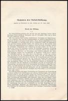 Statuten der Nobelstiftung und Sondersatzungen betreffend den Preis für Physiologie und Medizin. Kar...