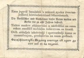 1849. 30kr "*"-gal "Kossuth bankó" T:II-