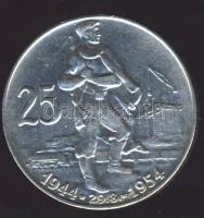 Csehszlovákia 1954. 25K Ag "Szlovák felkelés" T:2