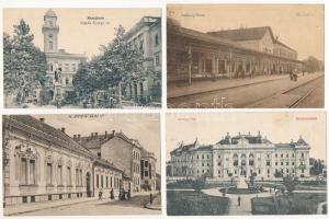 10 db RÉGI felvidéki képeslap / 10 pre-1945 Upper-Hungarian (Slovakian) town-view postcards