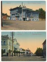 4 db RÉGI orosz képeslap / 4 pre-1945 Russian town-view postcards