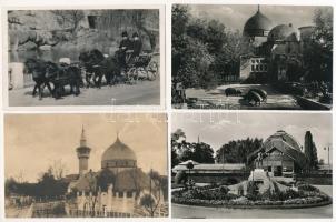 Budapest XIV. Állatkert - 7 db főleg régi képeslap