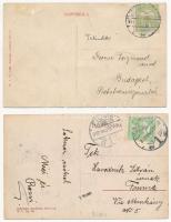 Zagreb, Zágráb; 4 db W.L. kiadású képeslap / 4 pre-1945 W.L. published postcards