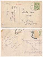 Zagreb, Zágráb; 4 db W.L. kiadású képeslap / 4 pre-1945 W.L. published postcards