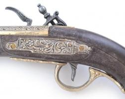 2 db replika dísz pisztoly, h: 33 cm