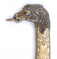 Replika pisztolyos tőr, h: 40 cm