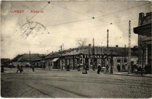 1914 Budapest IV. Újpest, árpád út, Turnay Pál üzlete, gyógyszertár, Bőrgyári raktár