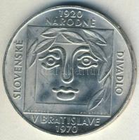 Csehszlovákia 1970. 25K Ag "Szlovák Nemzeti Színház" T:2