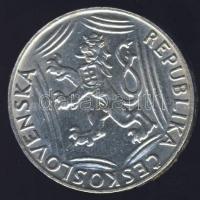 Csehszlovákia 1948. 100K Ag "Függetlenség" T:2
