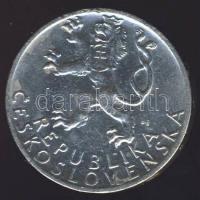 Csehszlovákia 1947. 50K Ag "Függetlenség" T:2