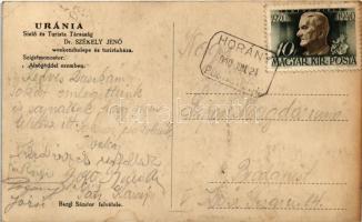 1940 Szigetmonostor (Göddel szemben), Uránia Síelő és Turista Társaság Dr. Székely Jenő weekendtelep...