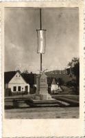 1939 Helemba, Hellenbach, Chlaba; országzászló / Hungarian flag. photo