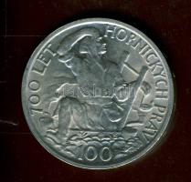 Csehszlovákia 1949. 100K Ag "Hornickych Prav" T:2