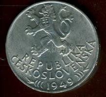 Csehszlovákia 1949. 100K Ag "Hornickych Prav" T:2