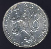 Csehszlovákia 1957. 10K Ag "J. A. Komensky" T:2