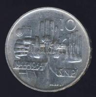 Csehszlovákia 1964. 10K Ag "Szlovák felkelés" T:2