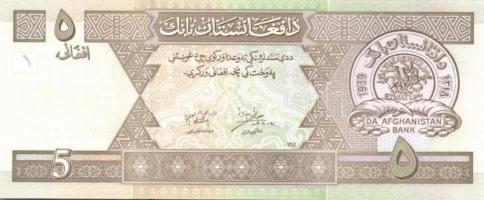 Afganisztán 8klf db modern bankjegy T:I