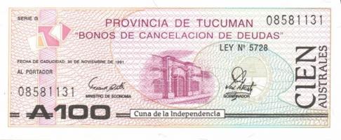 Argentina 13klf db modern bankjegy T:I