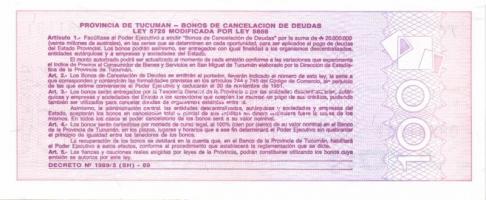 Argentina 13klf db modern bankjegy T:I