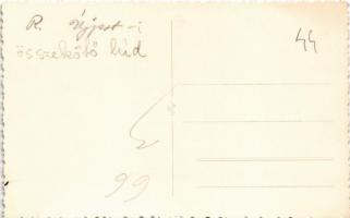 Budapest IV. Régi Újpesti vasúti összekötő híd, gőzmozdony. photo