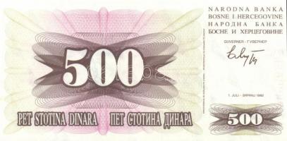 Bosznia-Hercegovina 6klf db bankjegy T:I