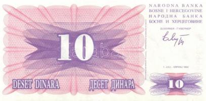 Bosznia-Hercegovina 6klf db bankjegy T:I
