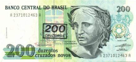 Brazília 18klf db modern bankjegy T:I