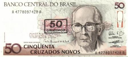 Brazília 18klf db modern bankjegy T:I
