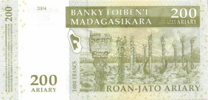 Afrika 15 klf modern bankjegy T:I
