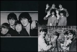 cca 1969 előtt, a Beatles együttesről készült felvételek, Fekete György budapesti fényképész hagyatékából és gyűjtéséből 3 db mai nagyítás, 10x15 cm