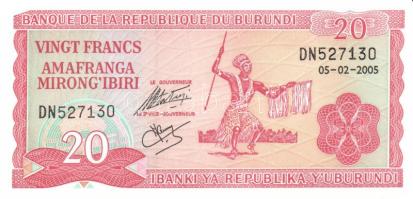 Burundi 4klf db modern bankjegy T:I