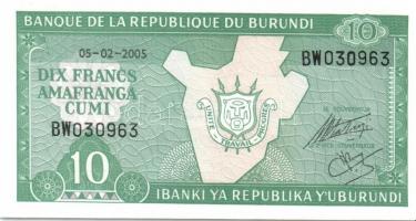Burundi 4klf db modern bankjegy T:I