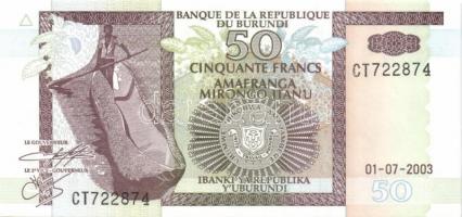 Burundi 4klf db modern bankjegy T:I