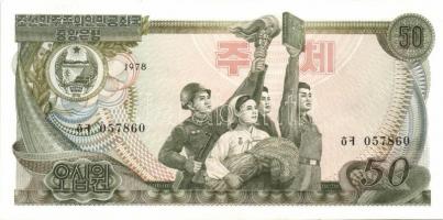 Észak-Korea 1978-98. 14klf db modern bankjegy T:I