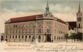 1899 (Vorläufer) Keszthely, Katolikus főgimnázium. Sujánszky József kiadása