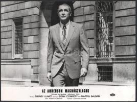 cca 1971 ,,Az Anderson magnószalagok" című amerikai bűnügyi film jelenetei és szereplői (köztük...