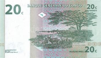 Kongó 7 klf bankjegy T:I