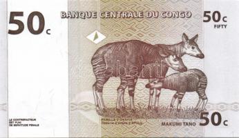 Kongó 7 klf bankjegy T:I