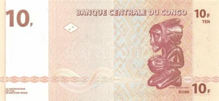 Kongó 7 klf bankjegy T:I