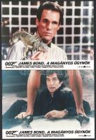 cca 1989 ,,007 James Bond, a magányos ügynök" című amerikai film jelenetei és szereplői, 13 db ...