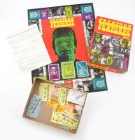 1975 Creature Features. Amerikai társasjáték, táblával, hiánytalan mellékletekkel, eredeti dobozában. New York, Athol-Reasarch C., a dobozon kis kopásnyomokkal.