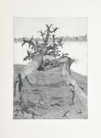 Nyári Lóránt (1928-1982): Áradás után, 1970. Rézkarc, papír, jelzett, 39×28,5 cm