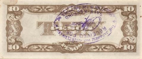 Japán megszállások 10klf db modern bankjegy T:I