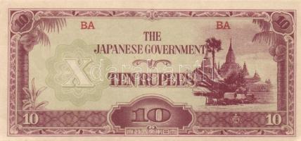 Japán megszállások 10klf db modern bankjegy T:I