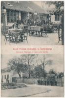 1909 Budapest I. Gerstl Ferenc vendéglője és kerthelyisége, Naphegy és Czakó utca sarkán (fl)