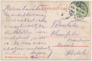 1909 Budapest I. Gerstl Ferenc vendéglője és kerthelyisége, Naphegy és Czakó utca sarkán (fl)