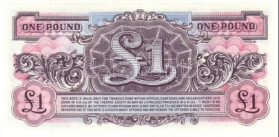 Nagy-Britannia 1950-es, 60-as, 70-es évek katonai bankjegyek 6 klf db T:I